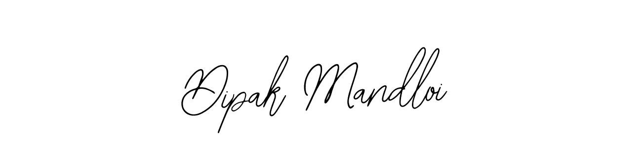 if you are searching for the best signature style for your name Dipak Mandloi. so please give up your signature search. here we have designed multiple signature styles  using Bearetta-2O07w. Dipak Mandloi signature style 12 images and pictures png