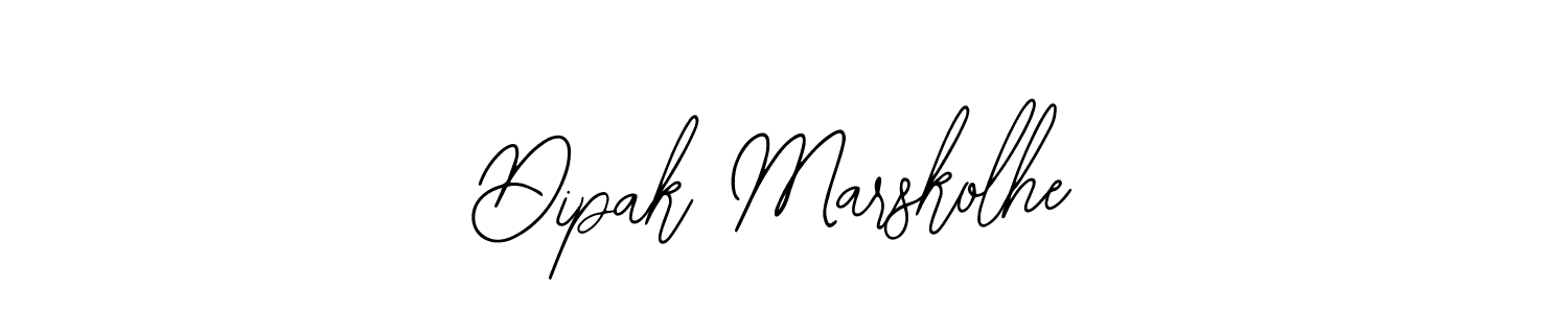 Design your own signature with our free online signature maker. With this signature software, you can create a handwritten (Bearetta-2O07w) signature for name Dipak Marskolhe. Dipak Marskolhe signature style 12 images and pictures png
