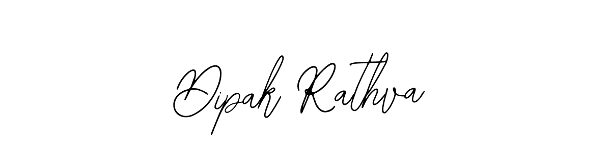 You should practise on your own different ways (Bearetta-2O07w) to write your name (Dipak Rathva) in signature. don't let someone else do it for you. Dipak Rathva signature style 12 images and pictures png