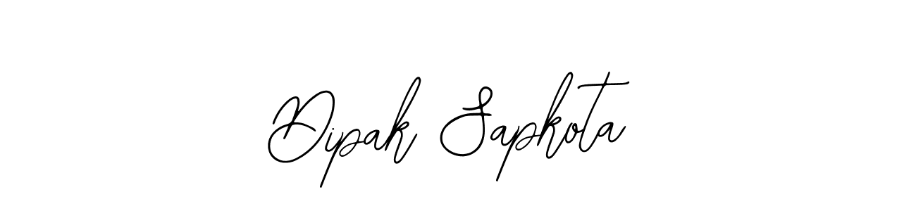 How to make Dipak Sapkota name signature. Use Bearetta-2O07w style for creating short signs online. This is the latest handwritten sign. Dipak Sapkota signature style 12 images and pictures png