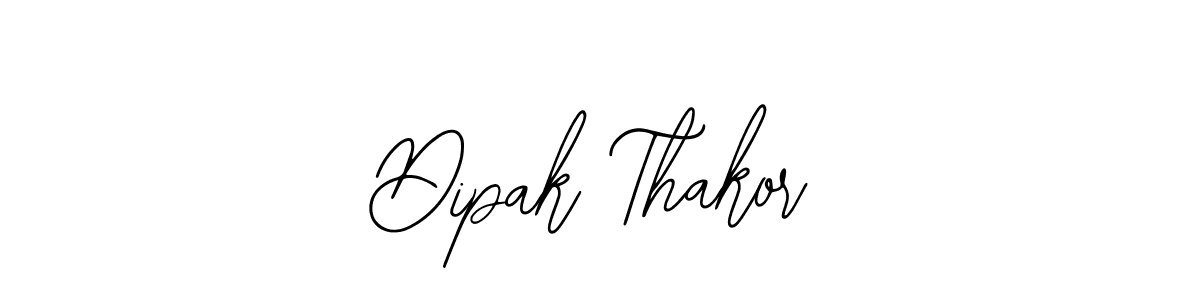 Use a signature maker to create a handwritten signature online. With this signature software, you can design (Bearetta-2O07w) your own signature for name Dipak Thakor. Dipak Thakor signature style 12 images and pictures png