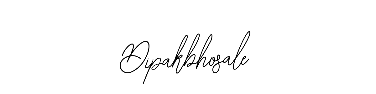 You should practise on your own different ways (Bearetta-2O07w) to write your name (Dipakbhosale) in signature. don't let someone else do it for you. Dipakbhosale signature style 12 images and pictures png