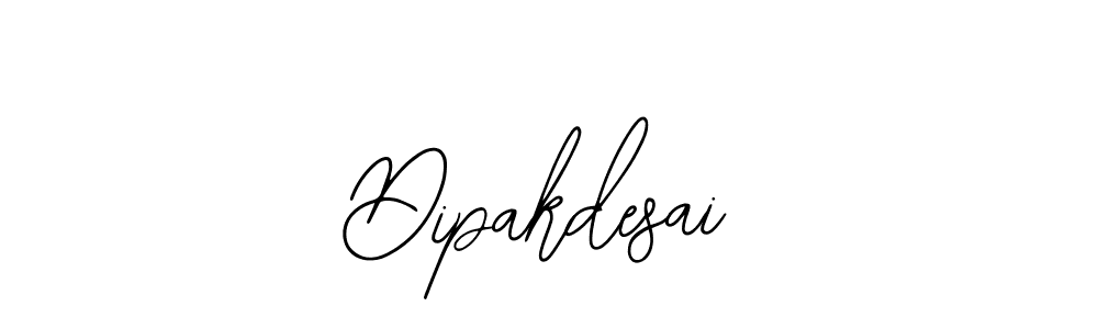 The best way (Bearetta-2O07w) to make a short signature is to pick only two or three words in your name. The name Dipakdesai include a total of six letters. For converting this name. Dipakdesai signature style 12 images and pictures png