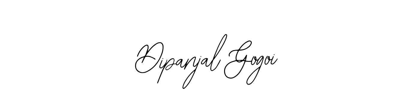 How to make Dipanjal Gogoi name signature. Use Bearetta-2O07w style for creating short signs online. This is the latest handwritten sign. Dipanjal Gogoi signature style 12 images and pictures png