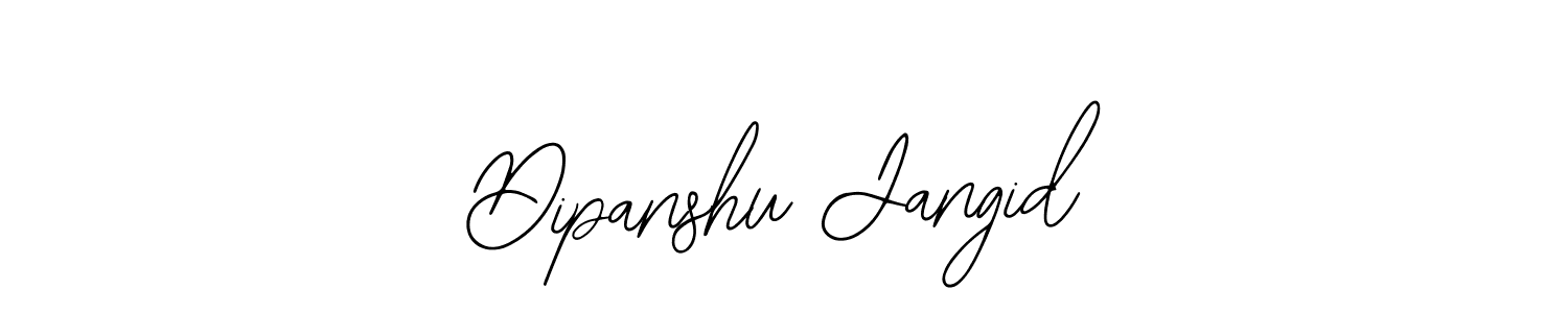 Dipanshu Jangid stylish signature style. Best Handwritten Sign (Bearetta-2O07w) for my name. Handwritten Signature Collection Ideas for my name Dipanshu Jangid. Dipanshu Jangid signature style 12 images and pictures png