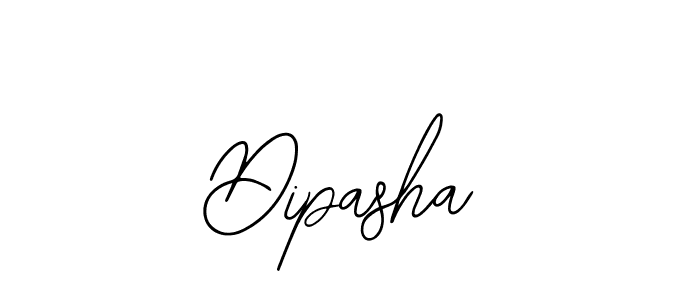 Use a signature maker to create a handwritten signature online. With this signature software, you can design (Bearetta-2O07w) your own signature for name Dipasha. Dipasha signature style 12 images and pictures png