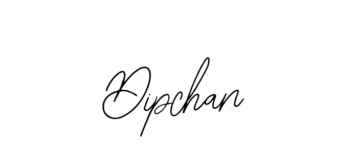 How to make Dipchan name signature. Use Bearetta-2O07w style for creating short signs online. This is the latest handwritten sign. Dipchan signature style 12 images and pictures png