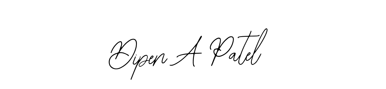 How to make Dipen A Patel signature? Bearetta-2O07w is a professional autograph style. Create handwritten signature for Dipen A Patel name. Dipen A Patel signature style 12 images and pictures png