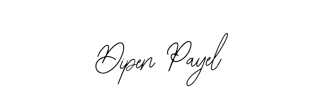 How to Draw Dipen Payel signature style? Bearetta-2O07w is a latest design signature styles for name Dipen Payel. Dipen Payel signature style 12 images and pictures png