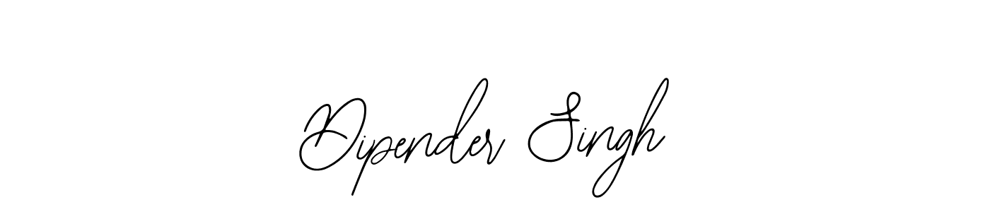 Dipender Singh stylish signature style. Best Handwritten Sign (Bearetta-2O07w) for my name. Handwritten Signature Collection Ideas for my name Dipender Singh. Dipender Singh signature style 12 images and pictures png