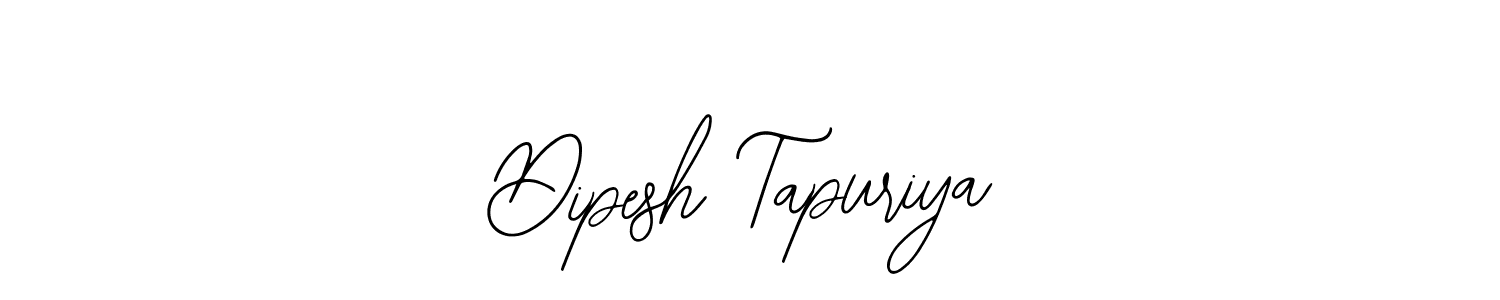 It looks lik you need a new signature style for name Dipesh Tapuriya. Design unique handwritten (Bearetta-2O07w) signature with our free signature maker in just a few clicks. Dipesh Tapuriya signature style 12 images and pictures png
