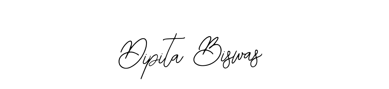 How to make Dipita Biswas name signature. Use Bearetta-2O07w style for creating short signs online. This is the latest handwritten sign. Dipita Biswas signature style 12 images and pictures png