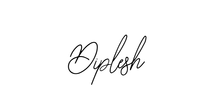 How to make Diplesh signature? Bearetta-2O07w is a professional autograph style. Create handwritten signature for Diplesh name. Diplesh signature style 12 images and pictures png