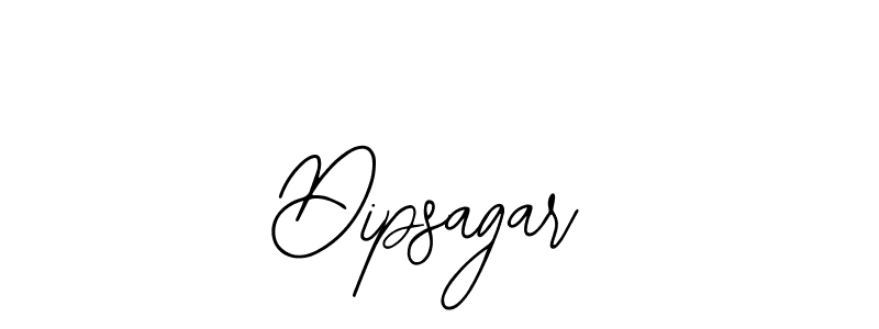 Design your own signature with our free online signature maker. With this signature software, you can create a handwritten (Bearetta-2O07w) signature for name Dipsagar. Dipsagar signature style 12 images and pictures png