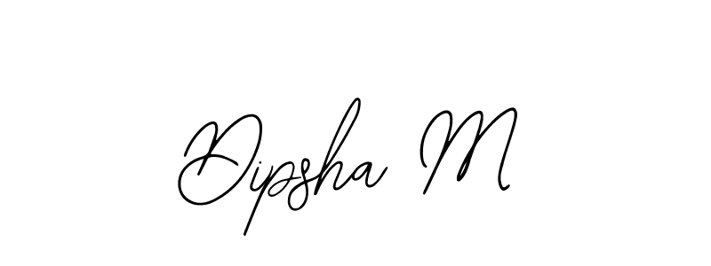 Similarly Bearetta-2O07w is the best handwritten signature design. Signature creator online .You can use it as an online autograph creator for name Dipsha M. Dipsha M signature style 12 images and pictures png