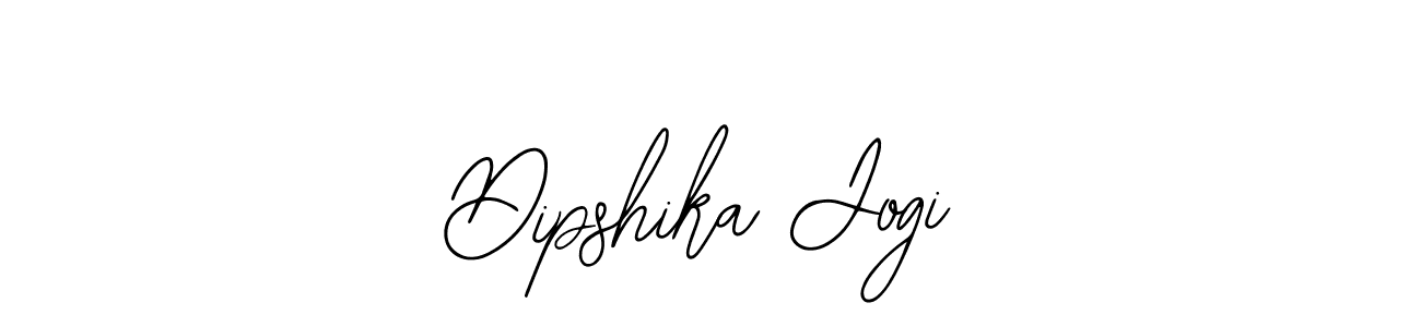 How to make Dipshika Jogi name signature. Use Bearetta-2O07w style for creating short signs online. This is the latest handwritten sign. Dipshika Jogi signature style 12 images and pictures png