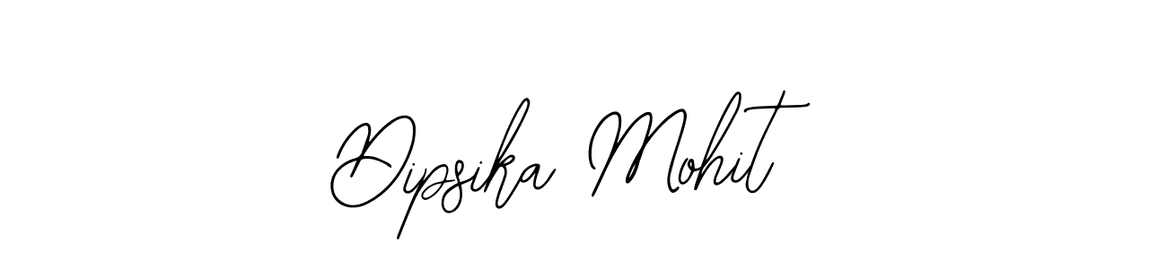 The best way (Bearetta-2O07w) to make a short signature is to pick only two or three words in your name. The name Dipsika Mohit include a total of six letters. For converting this name. Dipsika Mohit signature style 12 images and pictures png