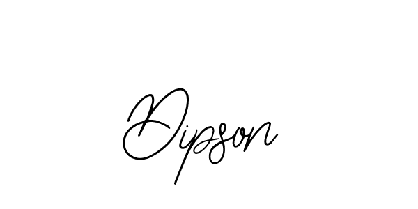 Design your own signature with our free online signature maker. With this signature software, you can create a handwritten (Bearetta-2O07w) signature for name Dipson. Dipson signature style 12 images and pictures png