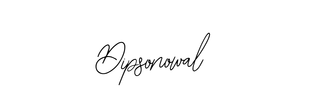 Design your own signature with our free online signature maker. With this signature software, you can create a handwritten (Bearetta-2O07w) signature for name Dipsonowal. Dipsonowal signature style 12 images and pictures png