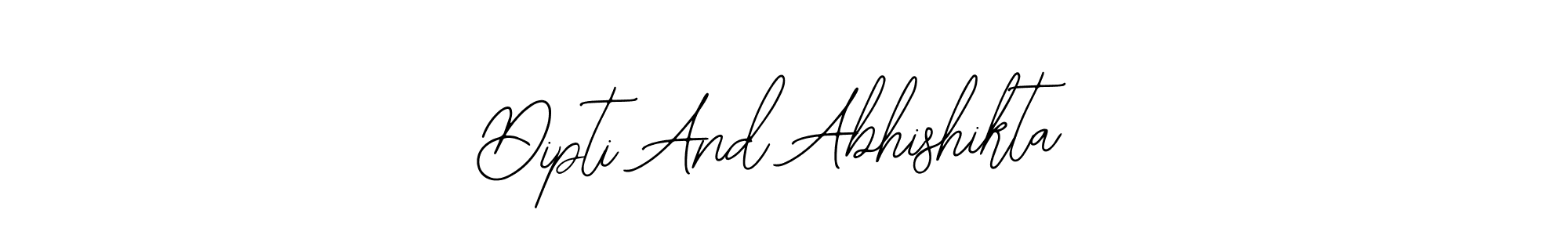 You can use this online signature creator to create a handwritten signature for the name Dipti And Abhishikta. This is the best online autograph maker. Dipti And Abhishikta signature style 12 images and pictures png