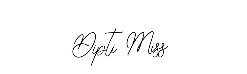 How to make Dipti Miss name signature. Use Bearetta-2O07w style for creating short signs online. This is the latest handwritten sign. Dipti Miss signature style 12 images and pictures png