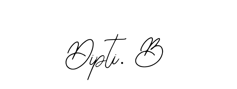 Use a signature maker to create a handwritten signature online. With this signature software, you can design (Bearetta-2O07w) your own signature for name Dipti. B. Dipti. B signature style 12 images and pictures png