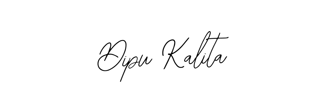How to make Dipu Kalita name signature. Use Bearetta-2O07w style for creating short signs online. This is the latest handwritten sign. Dipu Kalita signature style 12 images and pictures png
