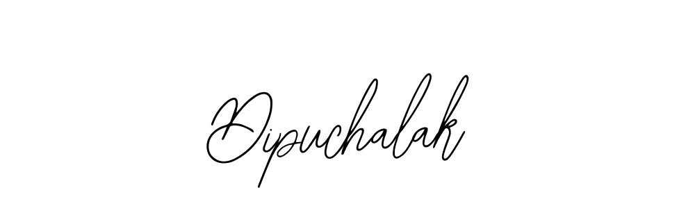 Design your own signature with our free online signature maker. With this signature software, you can create a handwritten (Bearetta-2O07w) signature for name Dipuchalak. Dipuchalak signature style 12 images and pictures png