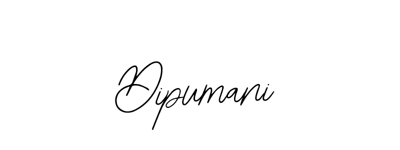 Design your own signature with our free online signature maker. With this signature software, you can create a handwritten (Bearetta-2O07w) signature for name Dipumani. Dipumani signature style 12 images and pictures png