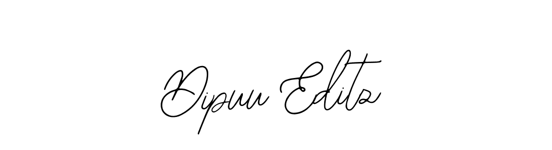 How to make Dipuu Editz name signature. Use Bearetta-2O07w style for creating short signs online. This is the latest handwritten sign. Dipuu Editz signature style 12 images and pictures png