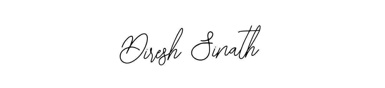 How to Draw Diresh Sinath signature style? Bearetta-2O07w is a latest design signature styles for name Diresh Sinath. Diresh Sinath signature style 12 images and pictures png