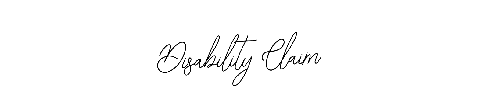 Also we have Disability Claim name is the best signature style. Create professional handwritten signature collection using Bearetta-2O07w autograph style. Disability Claim signature style 12 images and pictures png