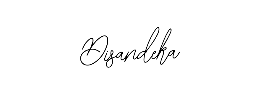 Design your own signature with our free online signature maker. With this signature software, you can create a handwritten (Bearetta-2O07w) signature for name Disandeka. Disandeka signature style 12 images and pictures png