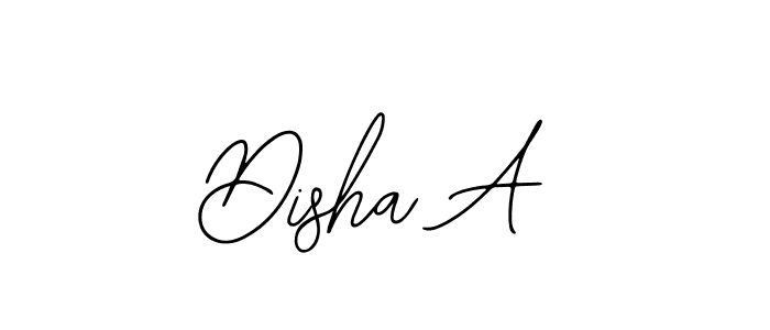 Use a signature maker to create a handwritten signature online. With this signature software, you can design (Bearetta-2O07w) your own signature for name Disha A. Disha A signature style 12 images and pictures png