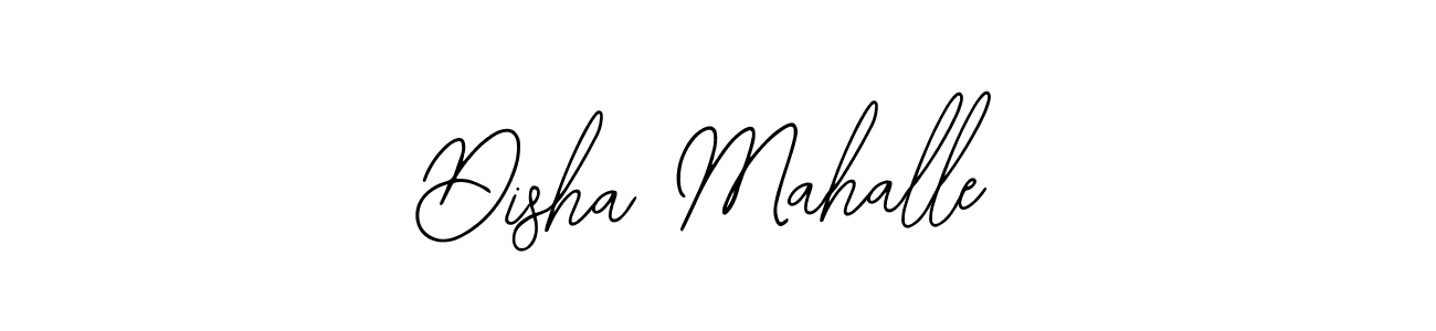 You should practise on your own different ways (Bearetta-2O07w) to write your name (Disha Mahalle) in signature. don't let someone else do it for you. Disha Mahalle signature style 12 images and pictures png