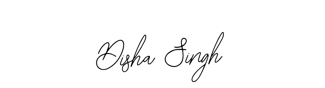 You should practise on your own different ways (Bearetta-2O07w) to write your name (Disha Singh) in signature. don't let someone else do it for you. Disha Singh signature style 12 images and pictures png