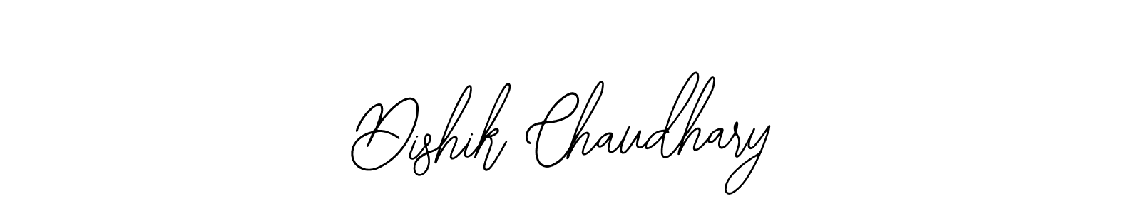 You should practise on your own different ways (Bearetta-2O07w) to write your name (Dishik Chaudhary) in signature. don't let someone else do it for you. Dishik Chaudhary signature style 12 images and pictures png