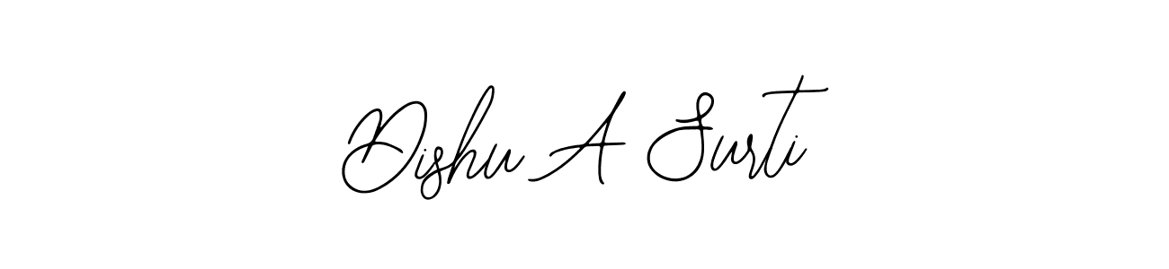 How to make Dishu A Surti signature? Bearetta-2O07w is a professional autograph style. Create handwritten signature for Dishu A Surti name. Dishu A Surti signature style 12 images and pictures png