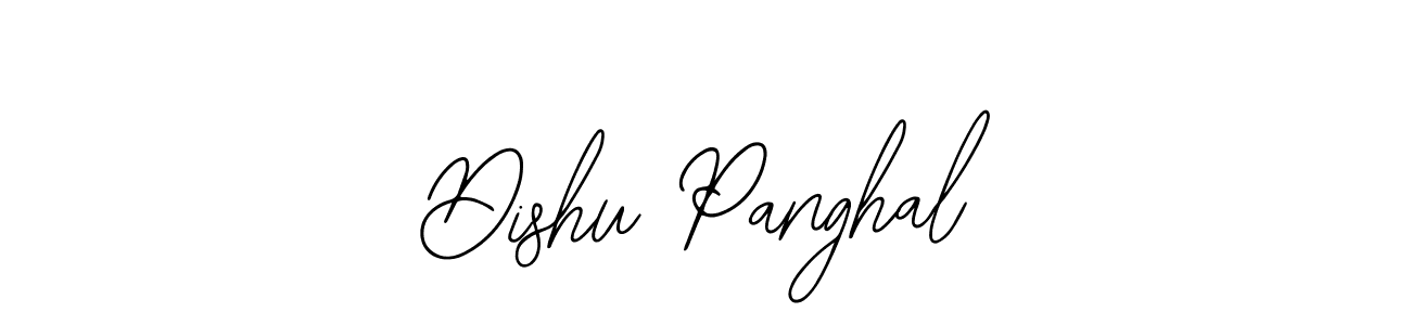 Design your own signature with our free online signature maker. With this signature software, you can create a handwritten (Bearetta-2O07w) signature for name Dishu Panghal. Dishu Panghal signature style 12 images and pictures png