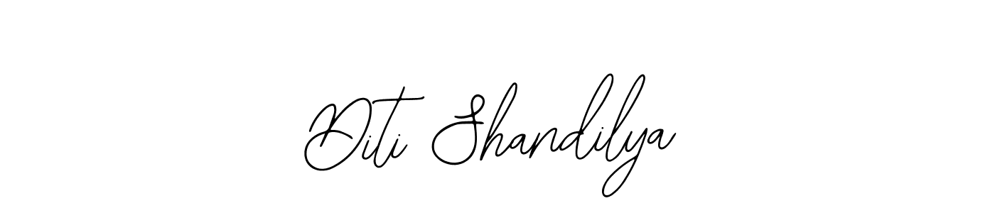 Also we have Diti Shandilya name is the best signature style. Create professional handwritten signature collection using Bearetta-2O07w autograph style. Diti Shandilya signature style 12 images and pictures png