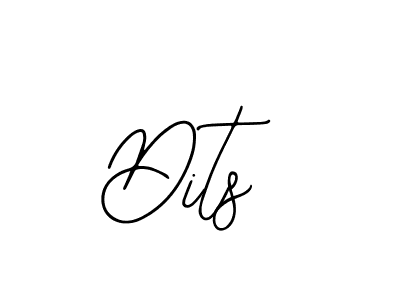 Use a signature maker to create a handwritten signature online. With this signature software, you can design (Bearetta-2O07w) your own signature for name Dits. Dits signature style 12 images and pictures png