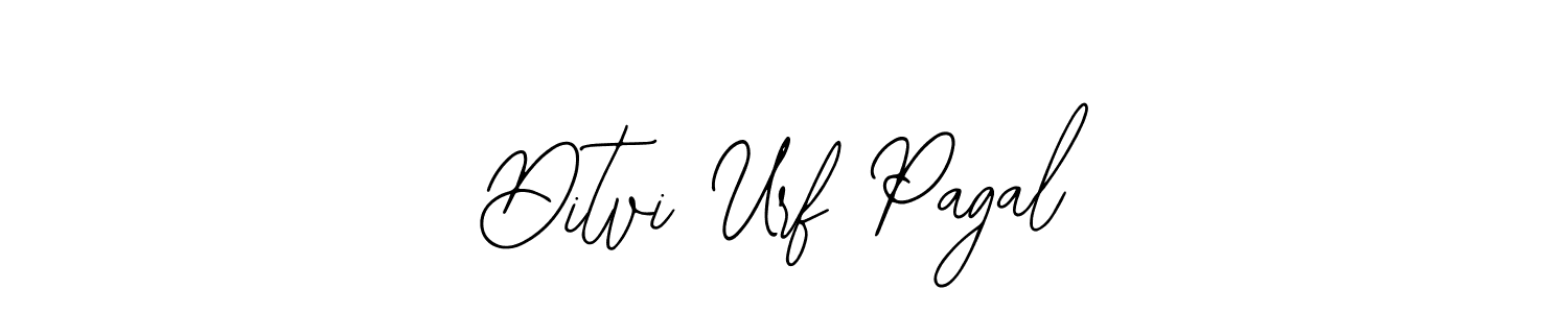 This is the best signature style for the Ditvi Urf Pagal name. Also you like these signature font (Bearetta-2O07w). Mix name signature. Ditvi Urf Pagal signature style 12 images and pictures png