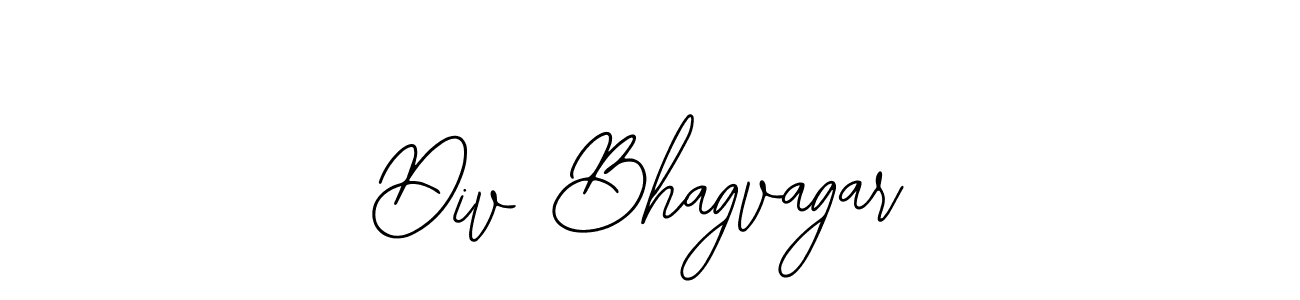 How to Draw Div Bhagvagar signature style? Bearetta-2O07w is a latest design signature styles for name Div Bhagvagar. Div Bhagvagar signature style 12 images and pictures png