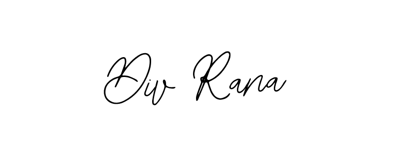 Div Rana stylish signature style. Best Handwritten Sign (Bearetta-2O07w) for my name. Handwritten Signature Collection Ideas for my name Div Rana. Div Rana signature style 12 images and pictures png
