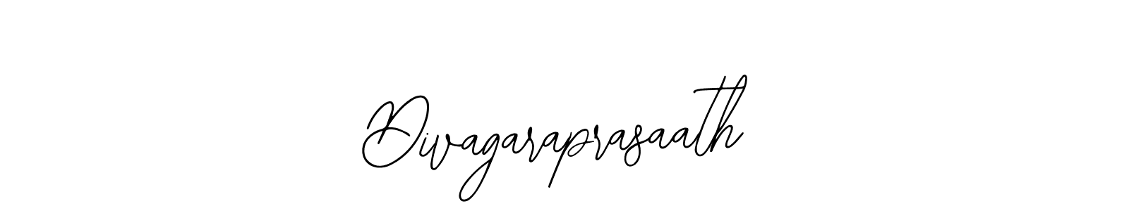 How to make Divagaraprasaath name signature. Use Bearetta-2O07w style for creating short signs online. This is the latest handwritten sign. Divagaraprasaath signature style 12 images and pictures png