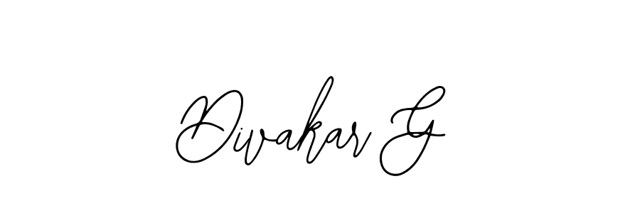 The best way (Bearetta-2O07w) to make a short signature is to pick only two or three words in your name. The name Divakar G include a total of six letters. For converting this name. Divakar G signature style 12 images and pictures png