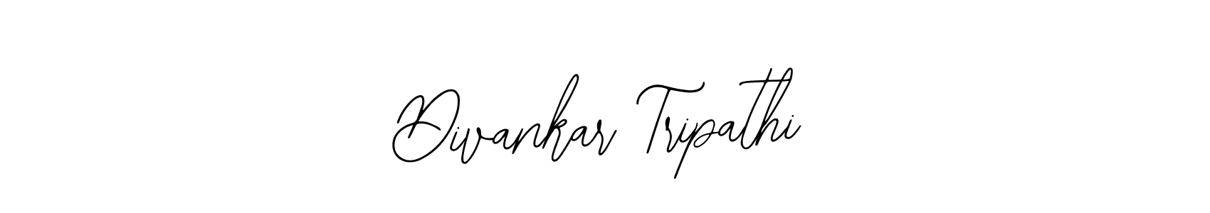 You should practise on your own different ways (Bearetta-2O07w) to write your name (Divankar Tripathi) in signature. don't let someone else do it for you. Divankar Tripathi signature style 12 images and pictures png