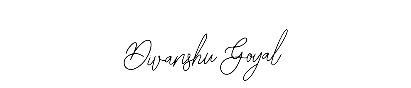 Make a beautiful signature design for name Divanshu Goyal. Use this online signature maker to create a handwritten signature for free. Divanshu Goyal signature style 12 images and pictures png