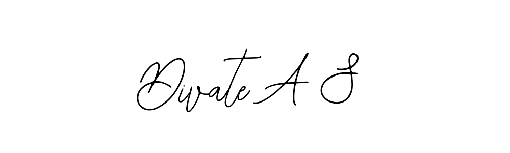 How to Draw Divate A S signature style? Bearetta-2O07w is a latest design signature styles for name Divate A S. Divate A S signature style 12 images and pictures png