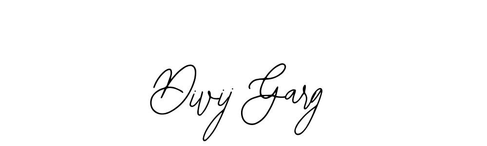 How to make Divij Garg signature? Bearetta-2O07w is a professional autograph style. Create handwritten signature for Divij Garg name. Divij Garg signature style 12 images and pictures png